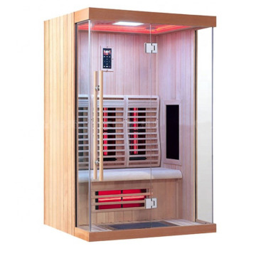 Sauna de luz roja portátil sauna de lujo mejor calidad de sauna infrarroja