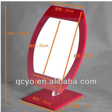 Round tableop shatterproof acrylic mirror