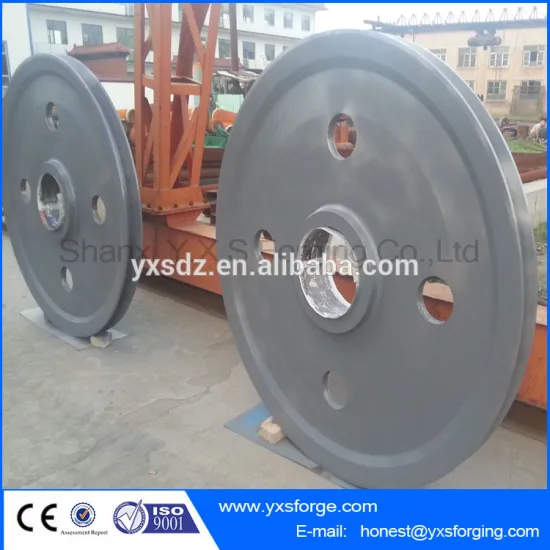 Large stainless steel wire rope pulley steel pulley for sale