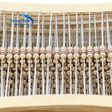 Multi-value Carbon Film Resistors with Various Wattages and Accuracy
