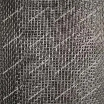 Aluminum clad steel crimped wire mesh