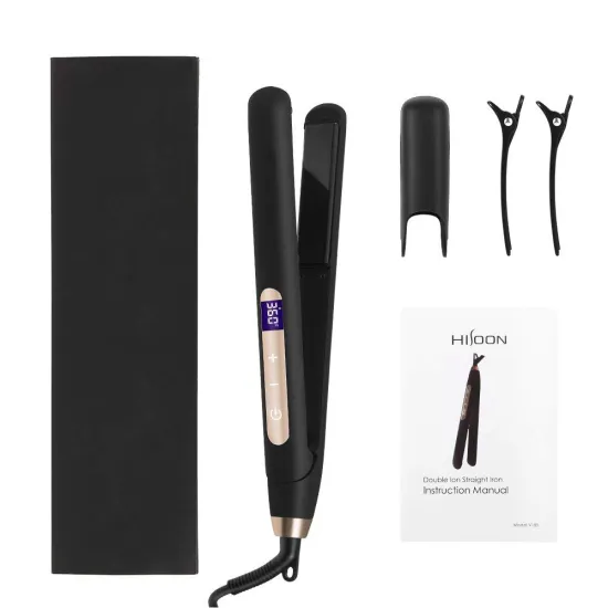 Customize Heat 450 Degree LCD Intelligent Adjustable Temperature Hair Straightener - Factory Price