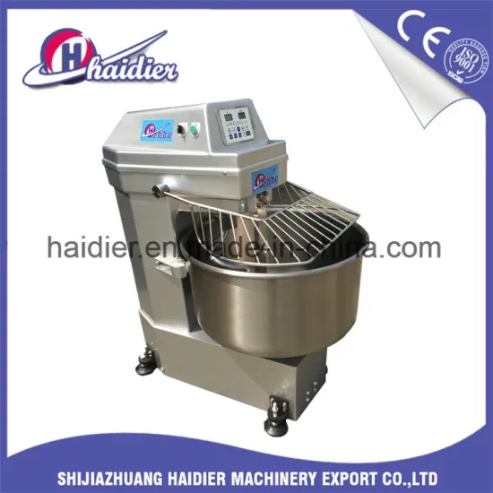 High Speed Spiral Dough Mixers 50kg Flour for Bread