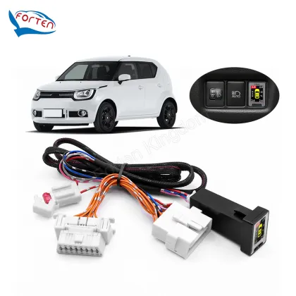 Digital LCD TPMS for Suzuki Ignis 2012-2018 - Auto Pressure Monitoring System with Security Alarm