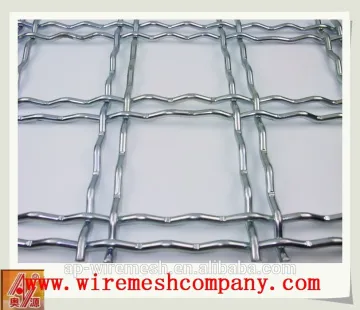 plain woven stainless steel crimped wire mesh (building material)/Stainless Steel Square Crimped Wire Mesh