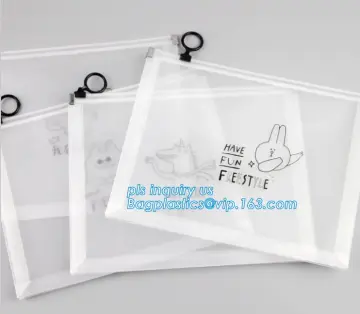 stationery slider bag with custom printed girls school pencil case/printing student stationery pencil bag case, slider pen packa