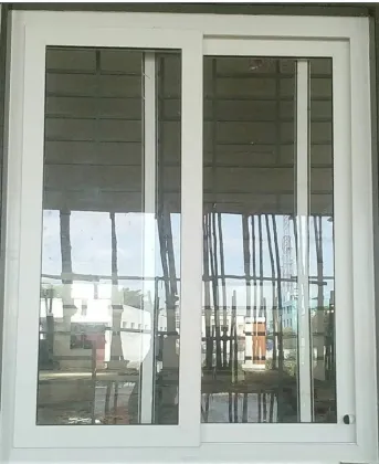 North American Latest Design Grill PVC Sliding Window