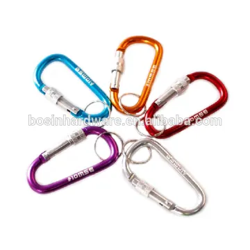 Fashion High Quality Metal Locking Carabiner Keyring