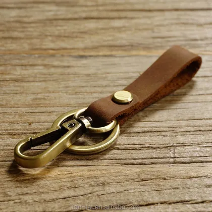 Natural Leather Key Holder - Leather Key Organizer & Key Folder