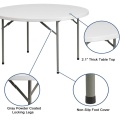 Mesa redonda plegable de plástico de alta calidad