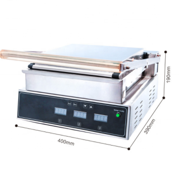 Electric Double-Sided Grill and Griddle for Commercial Restaurant Kitchens