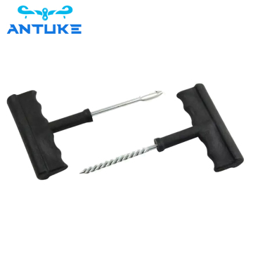 Bicycle Tubeless Tire Repair Kit: Drill, Rubber Strips, and Sealant