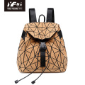 Fábrica diretamente suprimento de cork mulheres back pack de madeira vegan geométrico pack de madeira