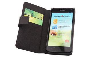 Cowhide Huawei Leather Case Phone Flip Type For Huawei Asce