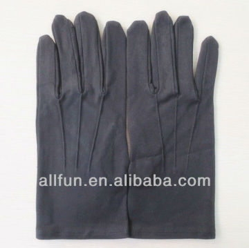 Black Cotton Gloves, Formal Wear or Uniform Accessories,Military Glove