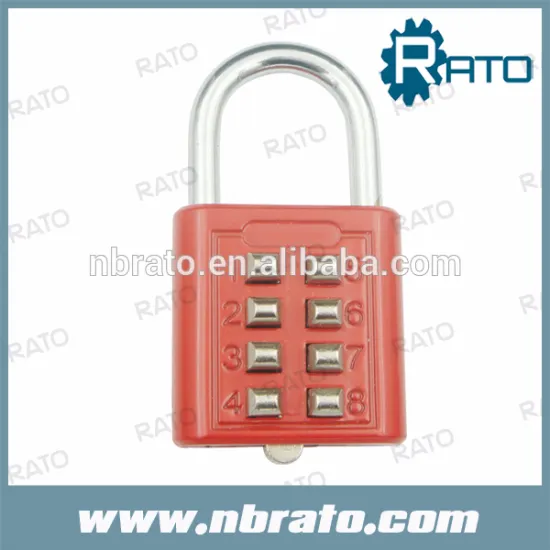 number push button digital padlock
