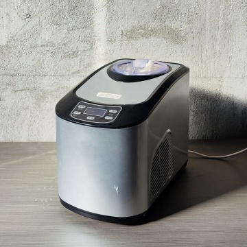 1.5L Gelato Machine: Compressor Chilled Home Use Soft Serve Ice Cream Maker