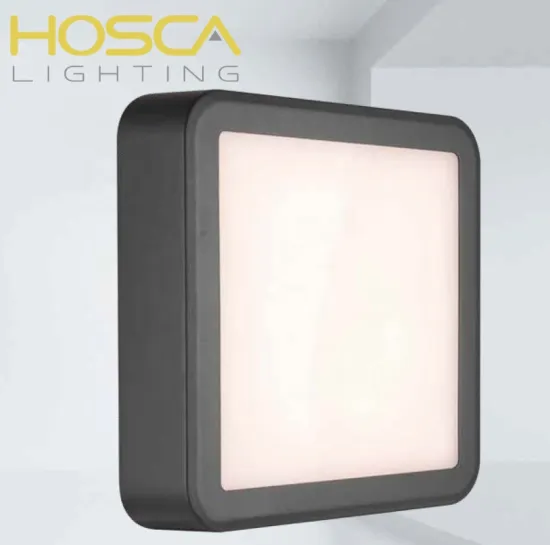 IP65 Modern LED Wall Light: Square Outdoor Garden 15W/25W Bulkhead Lamp