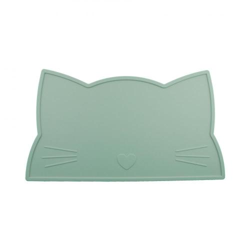 Stain Resistant Non-Slip Toddler Food Cat Shape Mats