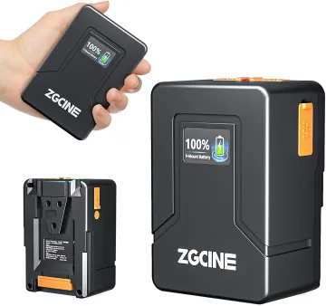 Professional ZGCINE 99Wh 14.8V V Mount/V Lock Battery Charger for Video Camera and Camcorder with D-Tap and Type-C Port