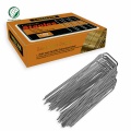 U Steel Ground Sod Staples Golvanized Sod مسمار