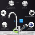 304 Stainless Steel Dual Handle Kitchen Sink Faucet