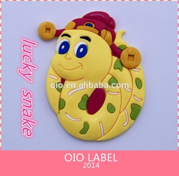 Fashionable Cartoon Garment PVC Label
