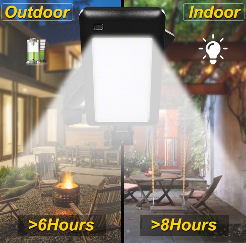 900 Lumen Outdoor Solar Security Light