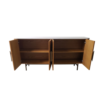 Mrs. Woods' Eco-Friendly Oak Wooden TV Storage Cabinets: A Nordic Style Approach to Sustainable Home Décor