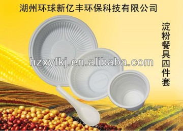 Biodegradable Corn Starch Material Disposable Plastic Tableware