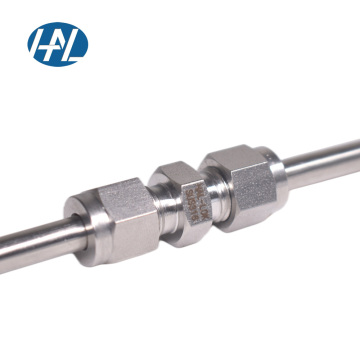 Swagelok 1/2\" OD Stainless Steel Double Ferrule Compression Fitting - Inch and Metric Tubing Connector