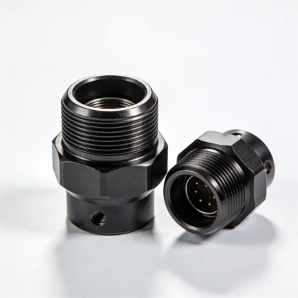 Threaded Circular Connectors - 8 Pin Solder Connector