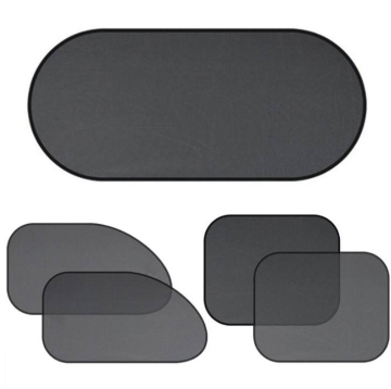 Customized Retractable Mesh Sunshades for Car Windows - Anti-UV 5 Piece Set