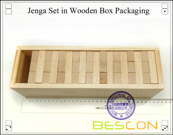 Jenga Set in Wooden Box Packaging-4