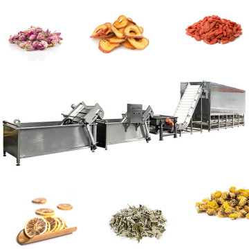 Automatic Dried Fruit and Vegetable Production Line: Dehydrated Dry Fruits, Vegetables, Chips, Dice Drying Processing Machine