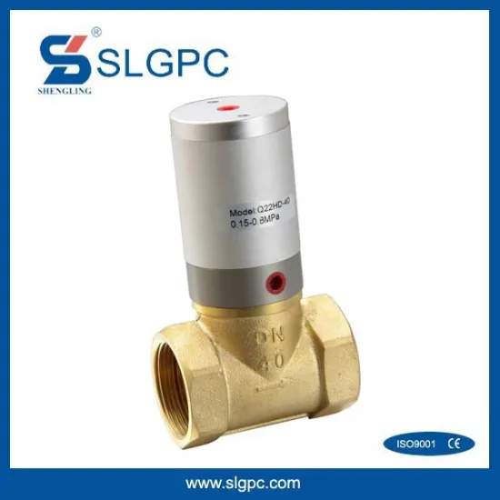Brass material Q22HD-40 1.5 inch fluid of Q22HD pneumatic valve