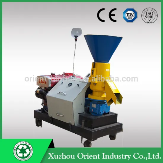 New Condition Large capacity hammer Low cost ring die pellet machine