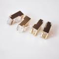 CAT5E/ CAT6/ SHIELD Plug del modulo connettore RJ45 placcato in oro