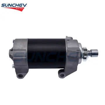 SUNCHEV Starter Motor 66T-81800-01 For Yamaha 40hp (2 Stroke)