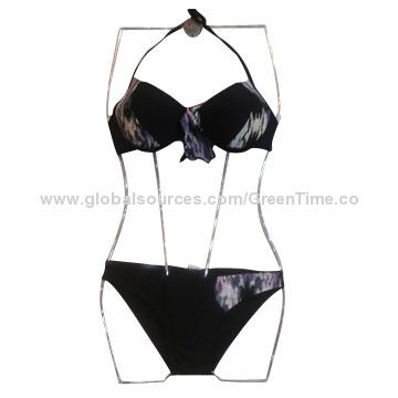 Triangle bikini, made of nylon with spandex, fashion style, customized OEM orders are accepted