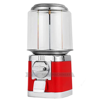 Durable Metal Body Coin Candy Dispenser Bouncy Ball Gumball Machine