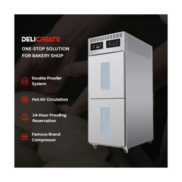 Mesin Fermentasi Roti Elektrik Automatik Perindustrian - 32 Tray Bakery Proofer Retarder