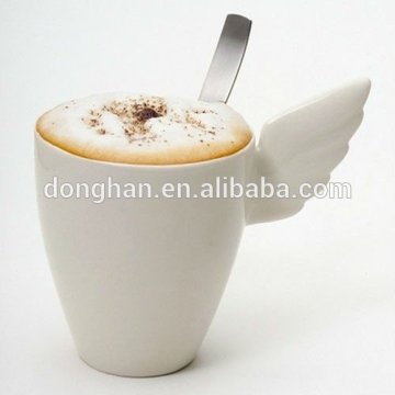 promotional gift embossed cup with wing handle