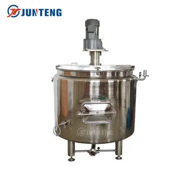 500L Capacity Lid-Openable Brewery Equipment: 304 Stainless Steel Jacketed Wall Mash Tun