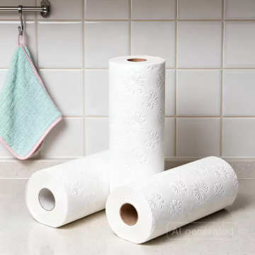 Umweltfreundliche OEM-Verpackung Küchenpapierhandtuchrollen