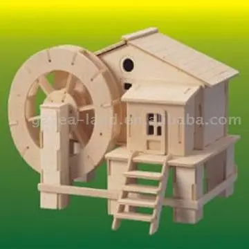Water Mill Wooden Toy