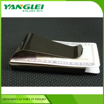 most popular for money clip wallet Cash Money Clip Credit Card Holder Polished