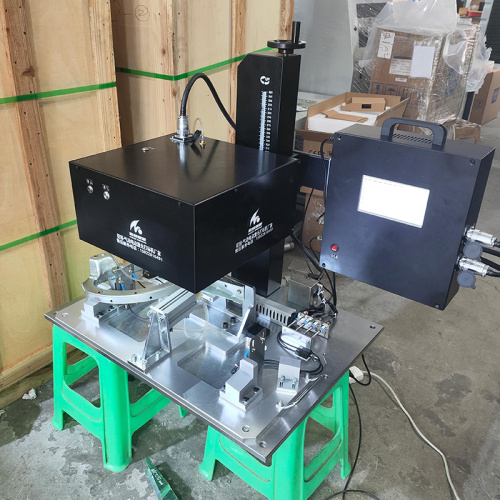 Máquina de marcação de pontos pneumáticos controlados por PLC