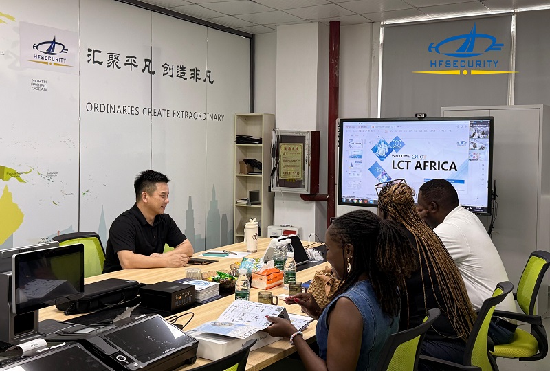 Kenyan Clients Visit HFSecurity Factory, Building a New Chapter in East African Healthcare Digitalization