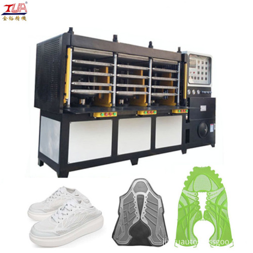 12 estaciones de trabajo KPU Shoes Upper Moulding Equipment